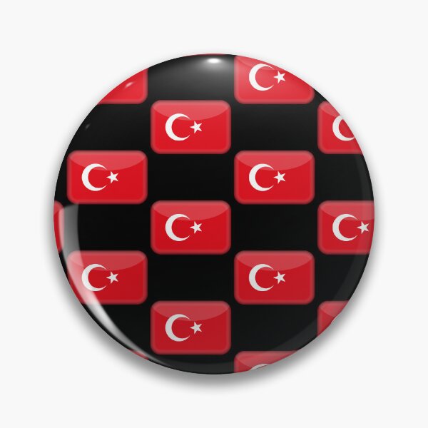 Item preview, Turkish 3D Flag Turkish Pride Design designed and sold by yazdogs.