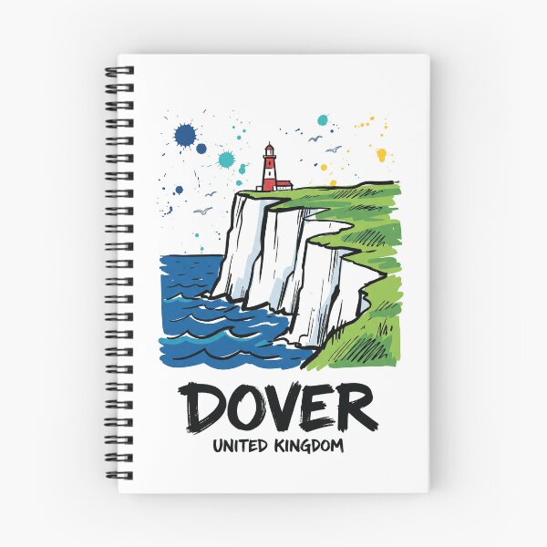 Item preview, White Cliffs Dover England Coastal Art designed and sold by Merch by Das Design Studio.