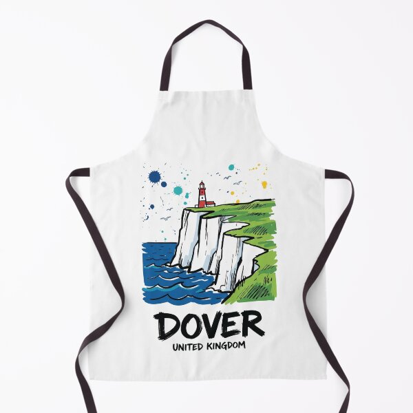 Item preview, White Cliffs Dover England Coastal Art designed and sold by Merch by Das Design Studio.