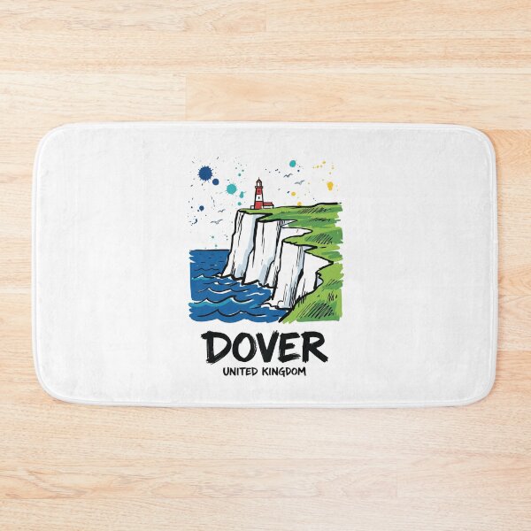 Artikelvorschau, Weiße Klippen von Dover, England – Küstenkunst entworfen und verkauft von Merch by Das Design Studio.
