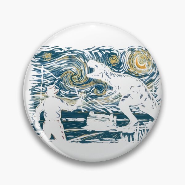 Item preview, Prehistoric Night Roar Glowing Dinosaur Silhouette Under The Moon Minimalist Paleontology Art | Limited Edition designed and sold by ELVENDITA.
