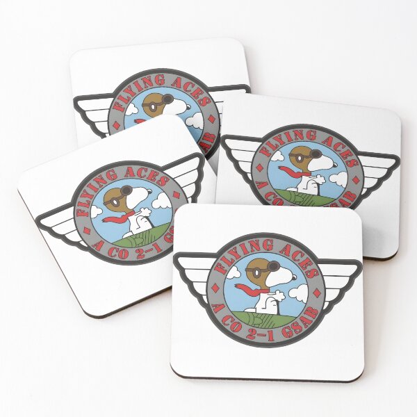 Item preview, A Company 2-1 GSAB "Flying Aces" Patch designed and sold by CharlieDesings.