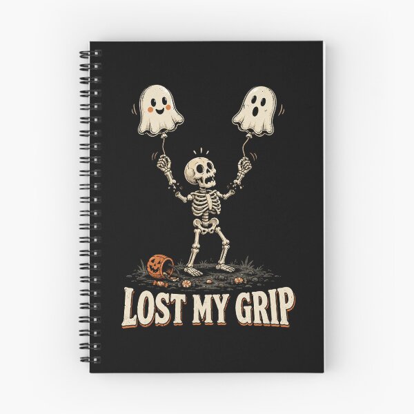 Item preview, Lost My Grip Skeleton – Funny Ghost Balloon Halloween designed and sold by will freed18.