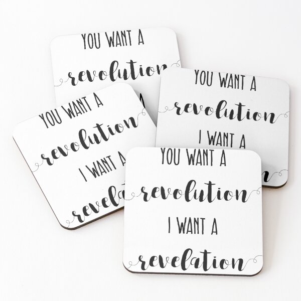 Item preview, You Want a Revolution - Hamilton Quote Art designed and sold by Lindsay Petracek.