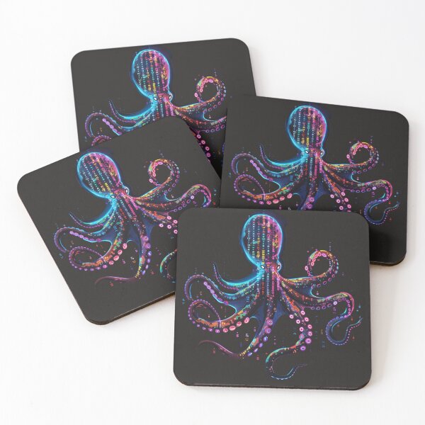 Item preview,  data flow regarding luminescent squid ink designed and sold by RetroWaveArtCo.