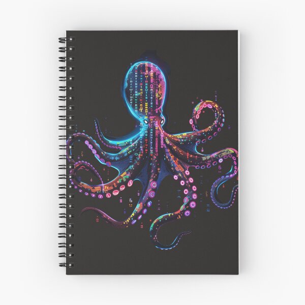 Item preview,  data flow regarding luminescent squid ink designed and sold by RetroWaveArtCo.