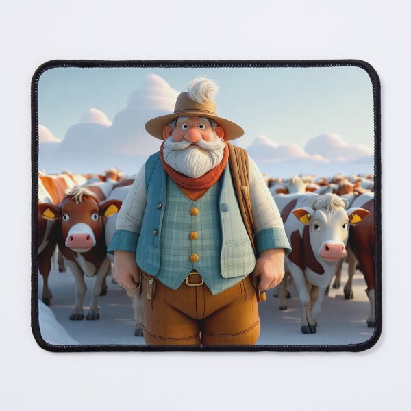 Item preview, Old Fart herding Cows designed and sold by Colin Bentham.