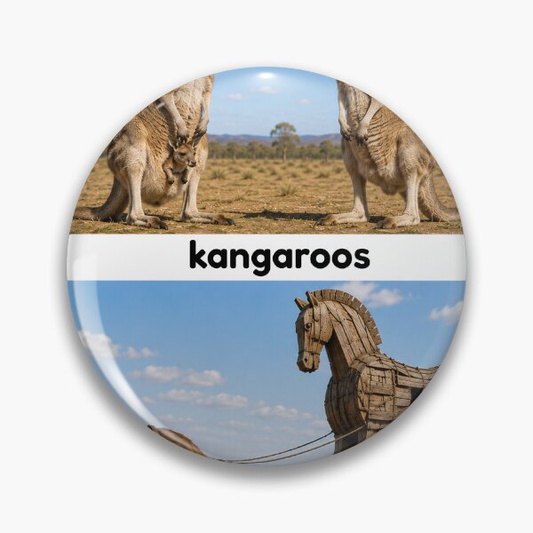 Item preview, kangaroo kangaroos kanga-ruse designed and sold by PhiloDoh.