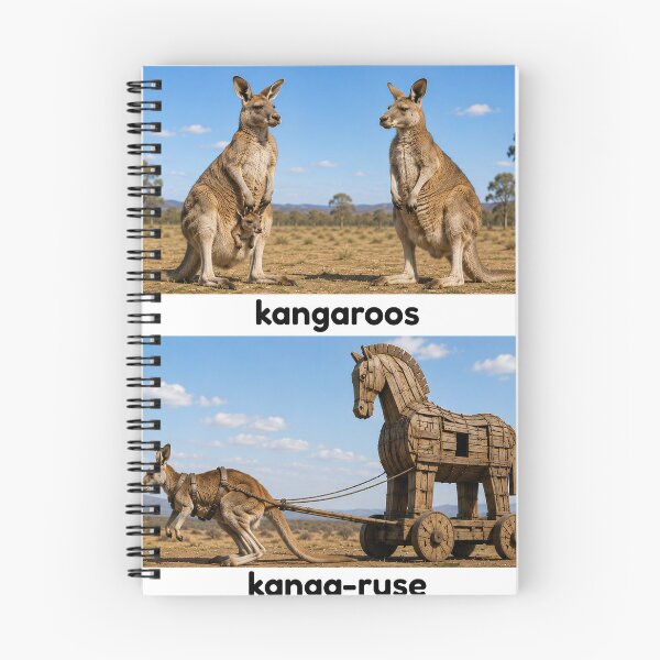 Item preview, kangaroo kangaroos kanga-ruse designed and sold by PhiloDoh.
