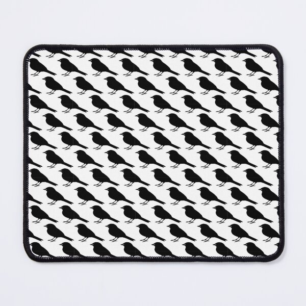 Item preview, Minimalist Black and White Bird Pattern designed and sold by Hilmanku.