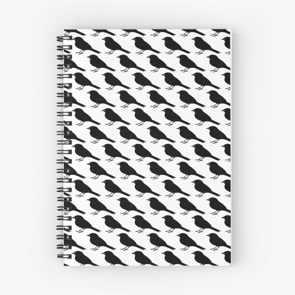 Item preview, Minimalist Black and White Bird Pattern designed and sold by Hilmanku.