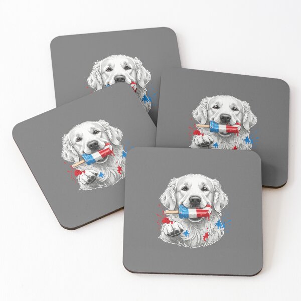 Item preview, Golden Retriever Patriotic Dog American Fourth Of July designed and sold by SofiBlair.