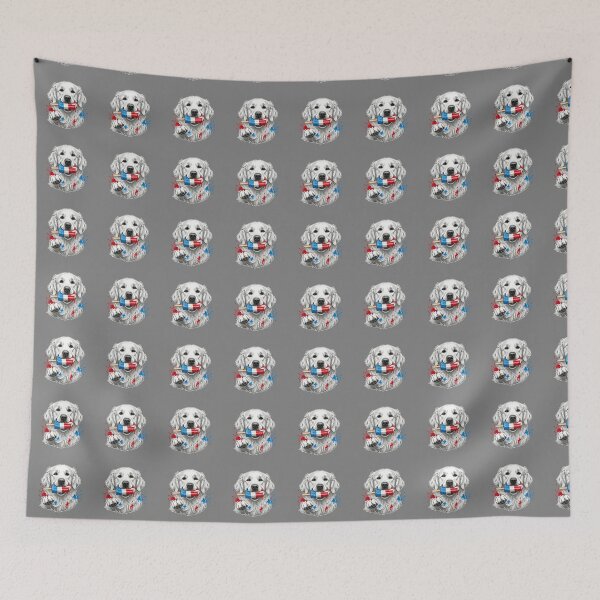 Item preview, Golden Retriever Patriotic Dog American Fourth Of July designed and sold by SofiBlair.