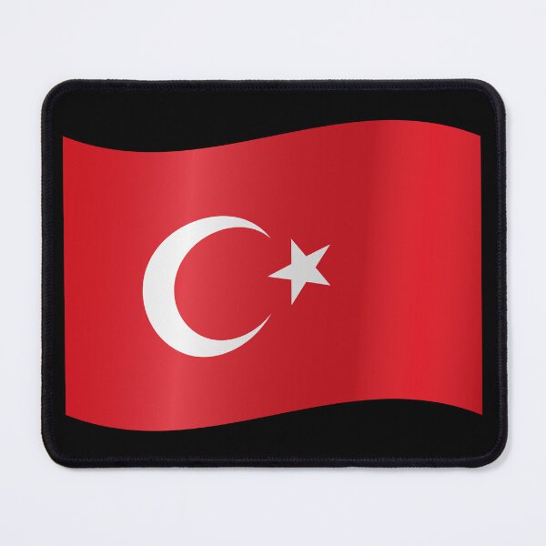 Item preview, Turkish Waving Flag Turkish Pride Design designed and sold by yazdogs.