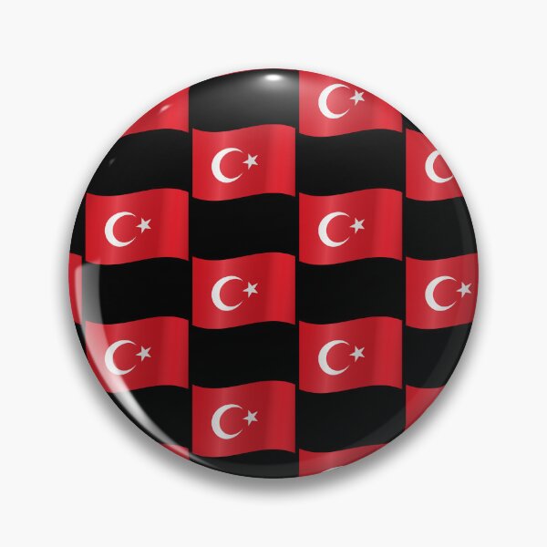 Item preview, Turkish Waving Flag Turkish Pride Design designed and sold by yazdogs.
