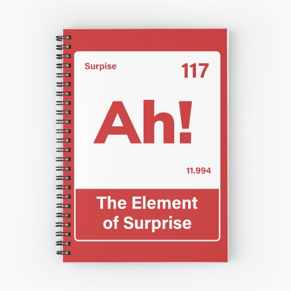 Item preview, Ah: The Element Of Surprise designed and sold by Literally Us.