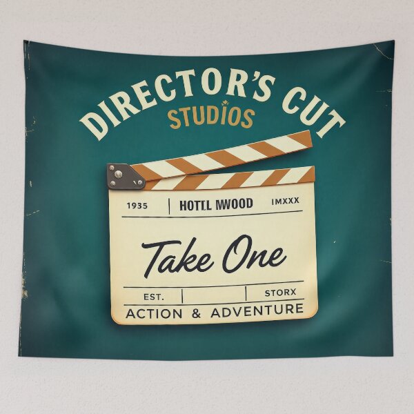 Item preview, Directors Cut Movie Slate Studio Cinema Poster designed and sold by Cine8.