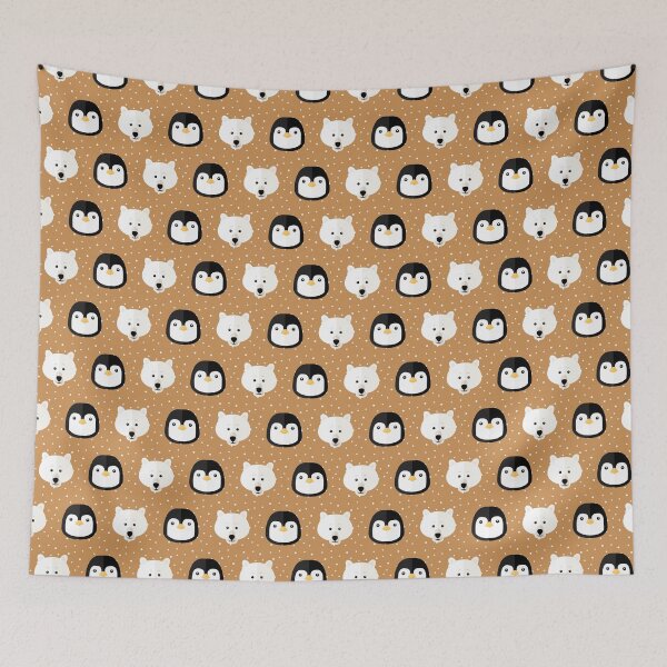 Item preview, Arctic adventures on brown designed and sold by reneesillus.