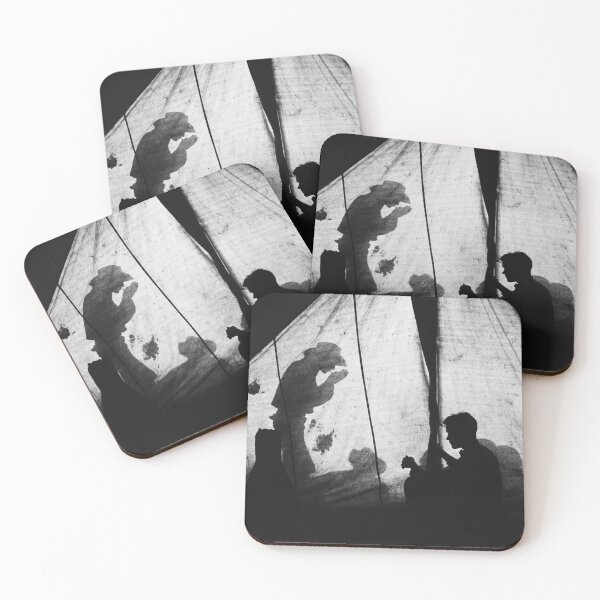 Item preview, Cowboys in Silhouettes, western classic vintage black and white photograph designed and sold by Astrid Arkhangelsky.