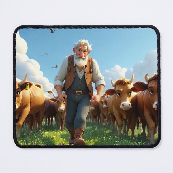 Item preview, Old Fart herding Cows designed and sold by Colin Bentham.