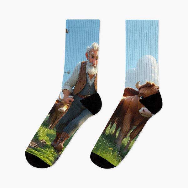 Item preview, Old Fart herding Cows designed and sold by Colin Bentham.