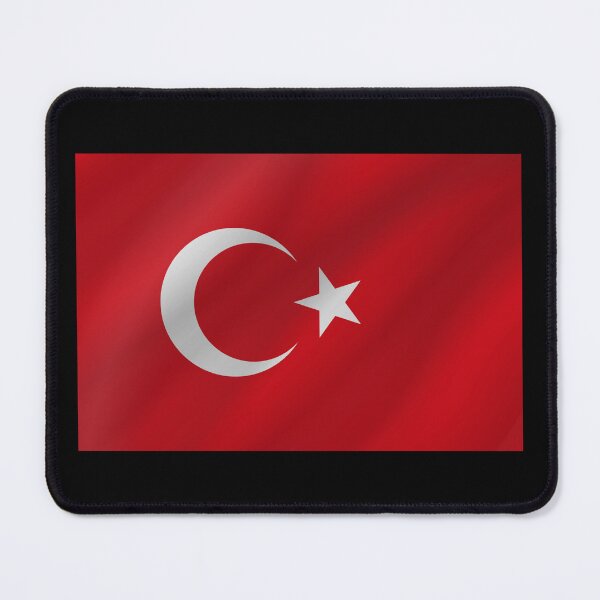 Item preview, Turkish Flag Wave Turkish Pride Design designed and sold by YAZ.