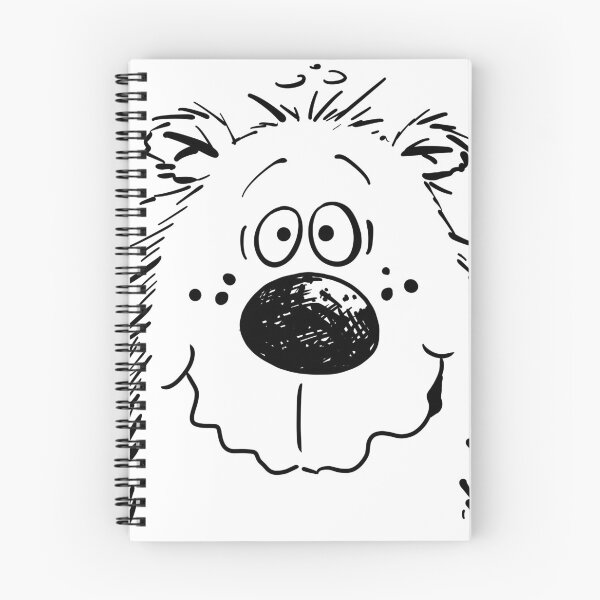 Item preview, Funny Bear Face Sketch designed and sold by modartis.