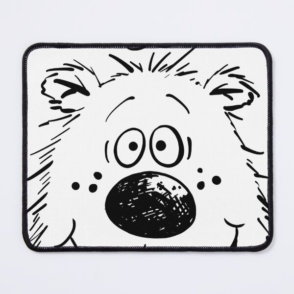 Item preview, Funny Bear Face Sketch designed and sold by modartis.