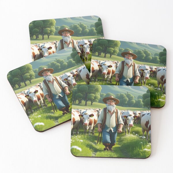 Item preview, Old Fart herding Cows designed and sold by Colin Bentham.