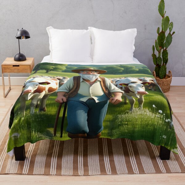 Item preview, Old Fart herding Cows designed and sold by Colin Bentham.