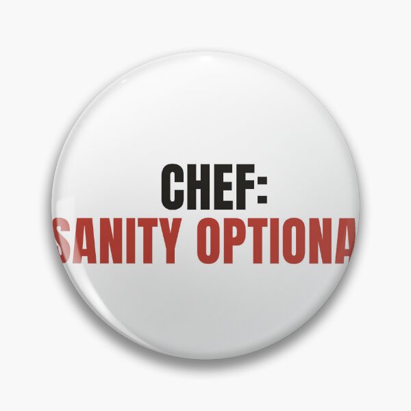Aperçu de l'œuvre Chef Sanity Optional - Funny Chef Gift Shirt créée et vendue par NorrStudio.