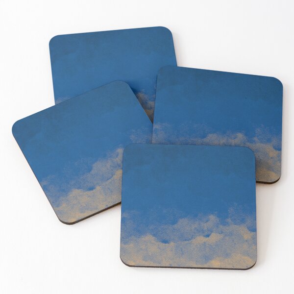 Item preview, Harvest Glow Wash – Moody Autumn Watercolor Texture | Blue designed and sold by Frohyou.