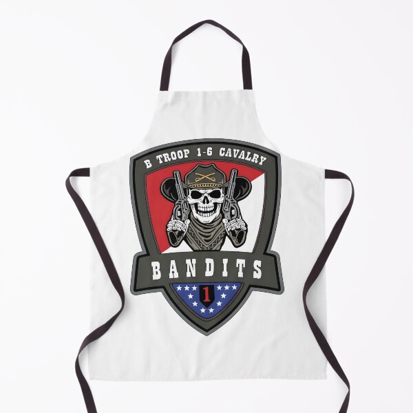 Item preview, B Troop 1-6 Cavalry "Bandits" Military Emblem designed and sold by CharlieDesings.