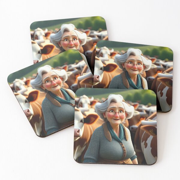 Item preview, Old Fart herding Cows designed and sold by Colin Bentham.