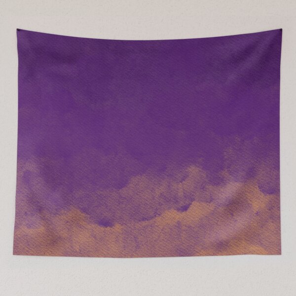 Item preview, Harvest Glow Wash – Moody Autumn Watercolor Texture | Purple designed and sold by Frohyou.