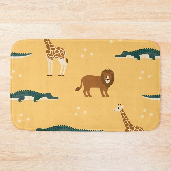 Item preview, Safari adventures on yellow designed and sold by reneesillus.