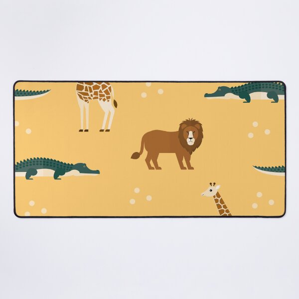 Item preview, Safari adventures on yellow designed and sold by reneesillus.