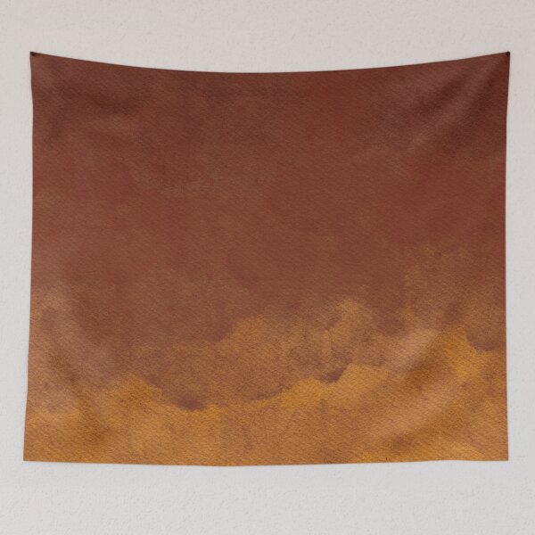 Item preview, Harvest Glow Wash – Moody Autumn Watercolor Texture | Brown designed and sold by Frohyou.