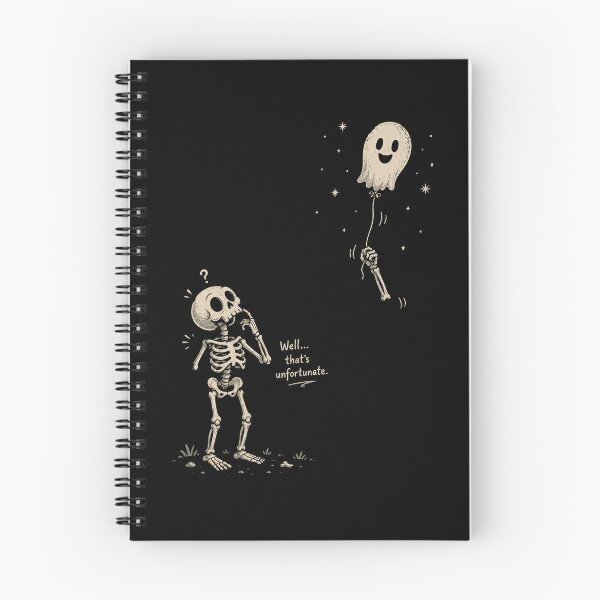 Item preview, Well That’s Unfortunate – Funny Skeleton and Ghost Balloon Halloween designed and sold by will freed18.