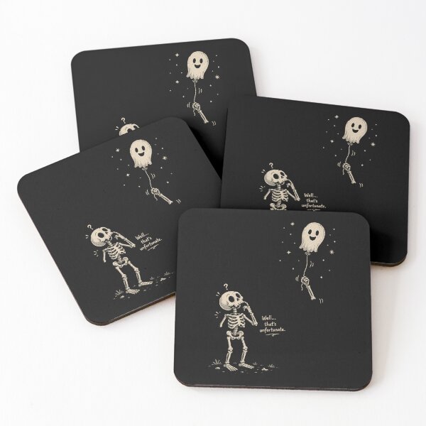 Item preview, Well That’s Unfortunate – Funny Skeleton and Ghost Balloon Halloween designed and sold by will freed18.