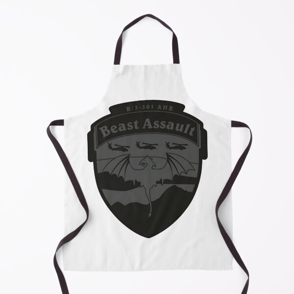 Item preview, B Company 3-501 AHB "Beast Assault" Subdued Tactical Insignia designed and sold by CharlieDesings.