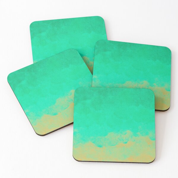 Item preview, Harvest Glow Wash – Moody Autumn Watercolor Texture | Teal designed and sold by Frohyou.
