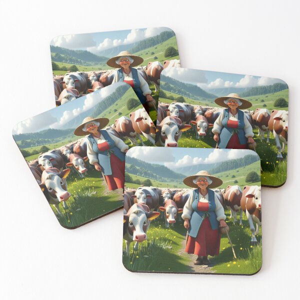 Item preview, Old Fart herding Cows designed and sold by Colin Bentham.