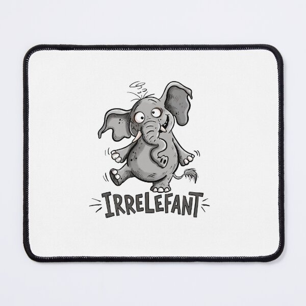 Item preview, Irrelephant Elephant pun designed and sold by modartis.