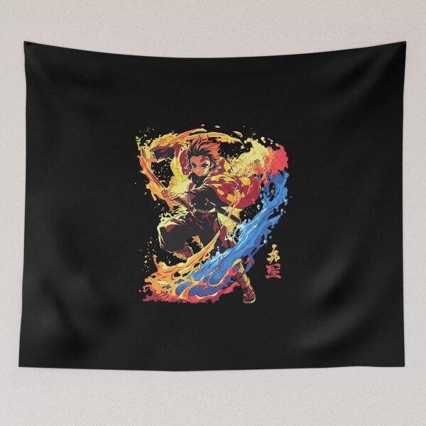 Item preview, Flame Warrior Anime designed and sold by bacababerry.
