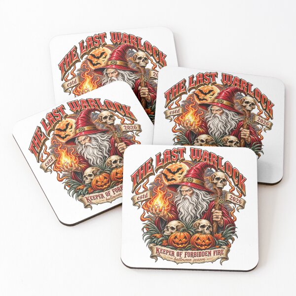 Item preview, The Forbidden Fire – Dark Halloween Warlock Fantasy Art designed and sold by Lock_Design.