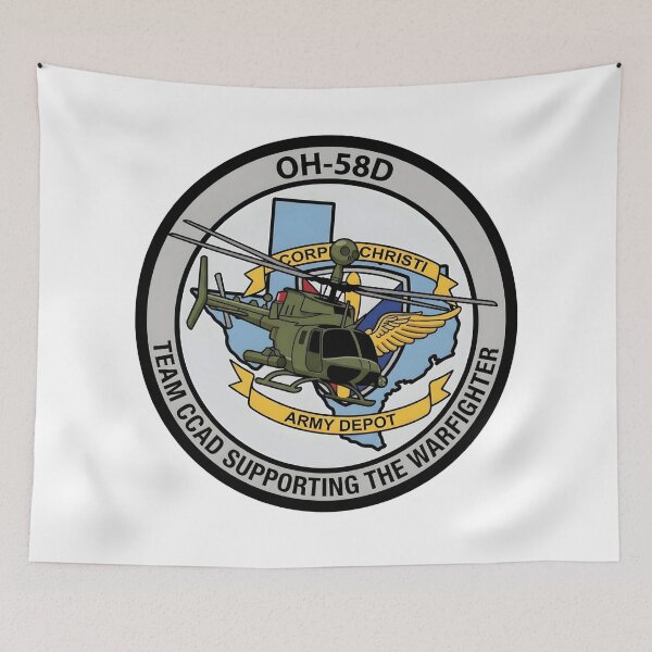 Item preview, Corpus Christi Army Depot OH-58D Kiowa Warrior CCAD Insignia designed and sold by CharlieDesings.
