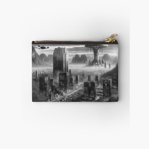 Item preview, Black and White Sci-Fi Art designed and sold by BUTTER7FLY.