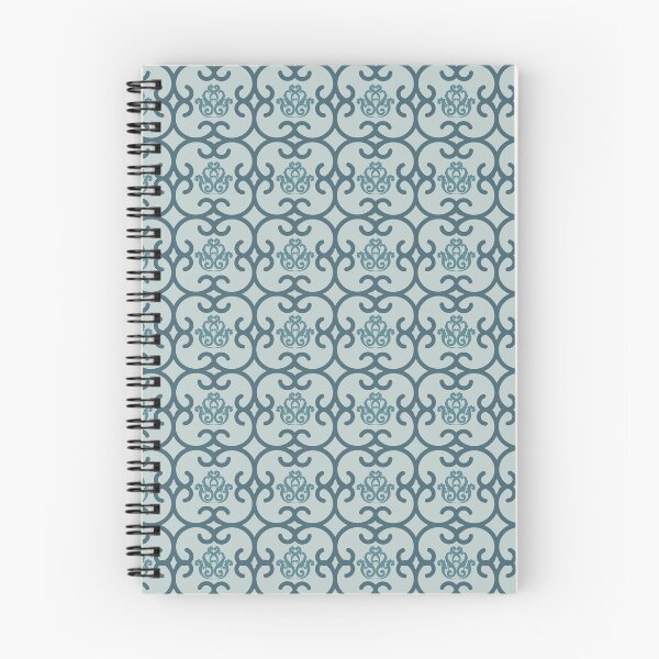 Item preview, Blue Vintage Damask Seamless Pattern designed and sold by prapapon.