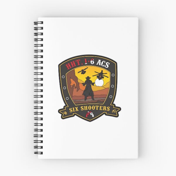 Item preview, HHT 1-6 ACS "Six Shooters" Cavalry Emblem designed and sold by CharlieDesings.
